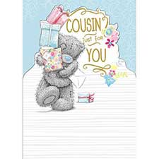 Cousin Birthday Me to You Bear Card Image Preview